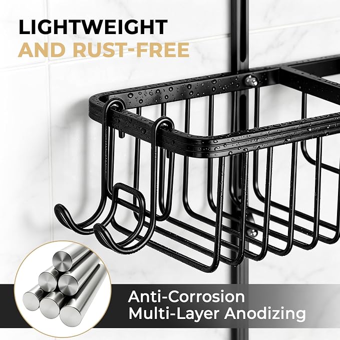 Adjustable Hanging Shower Caddy - Image 4