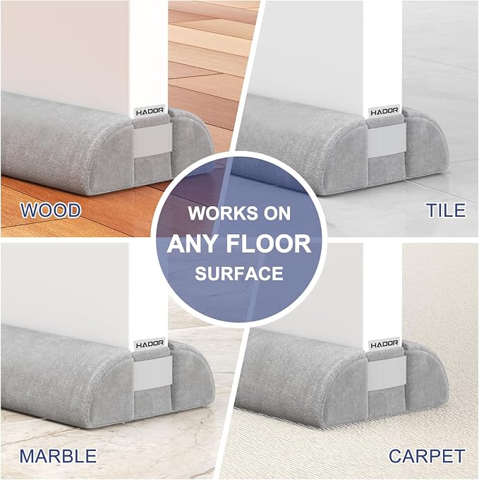 HADOR 2 Pack Door Draft Stopper - Image 6