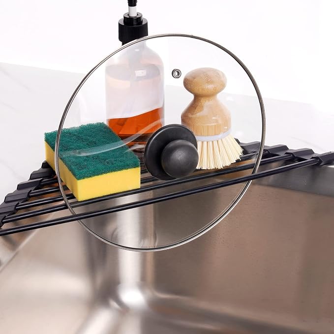 Tomorotec Triangle Roll Up Dish Drying Rack - Image 4