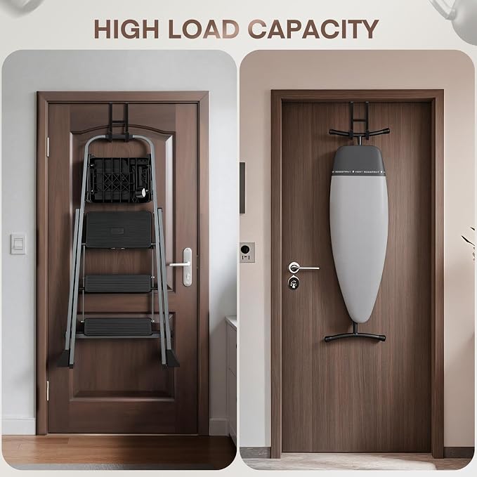 FYY 4 Packs Over The Door Hooks, Double Sided Door Hanger Hook - Image 5