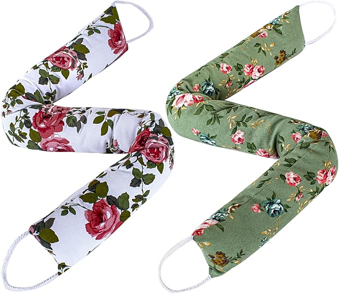 2 Pack 60 Inch 4 Inch Wide Under Door Blocker Door Draft Stopper by CERAYOU