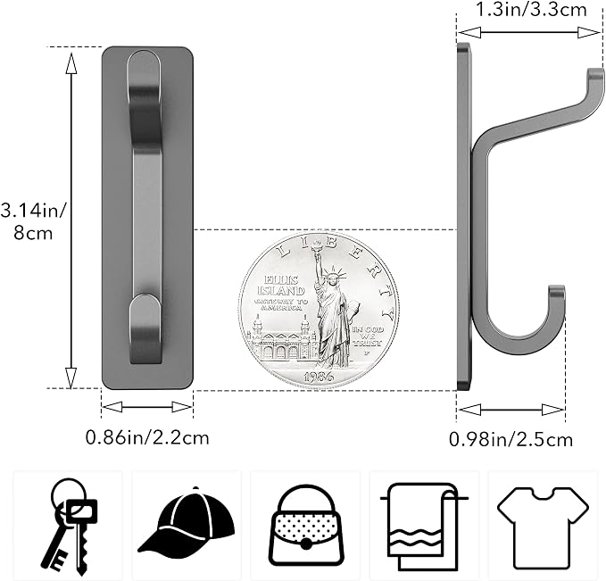 pickpiff 13LB Strong Stick-on Hooks - Image 5