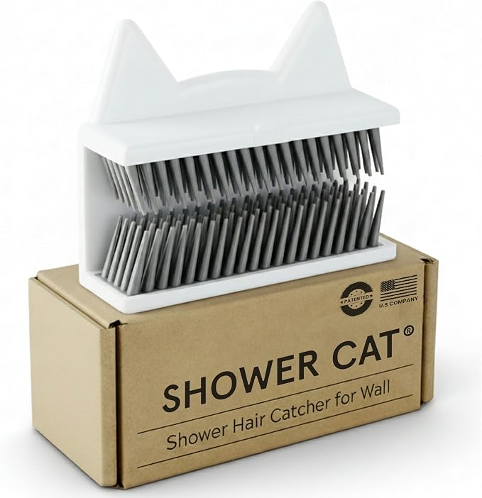 Shower Hair Catcher for Wall – Hair Collector for Shower & Tub, Shower Hair by SHOWERCAT