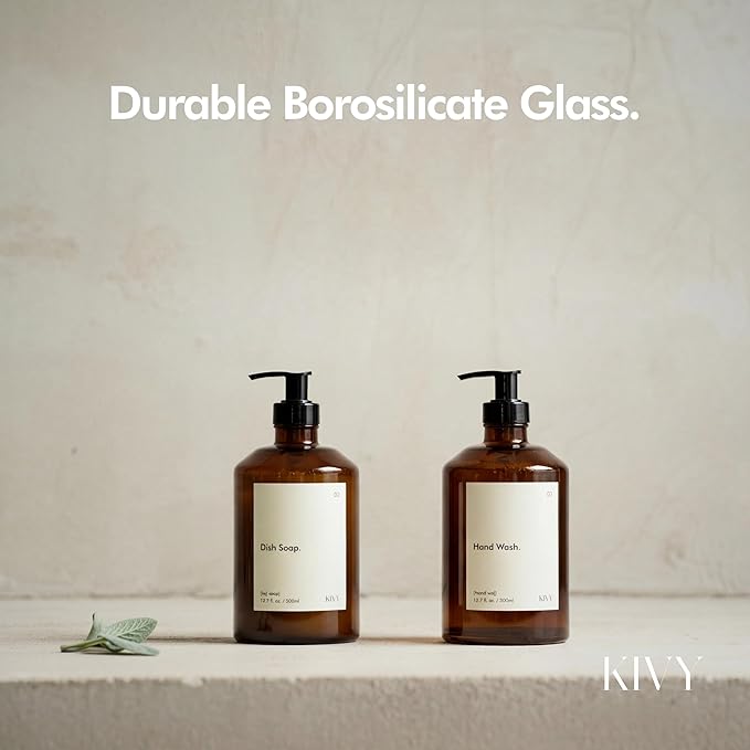 KIVY Glass Soap Dispenser Set - Image 5
