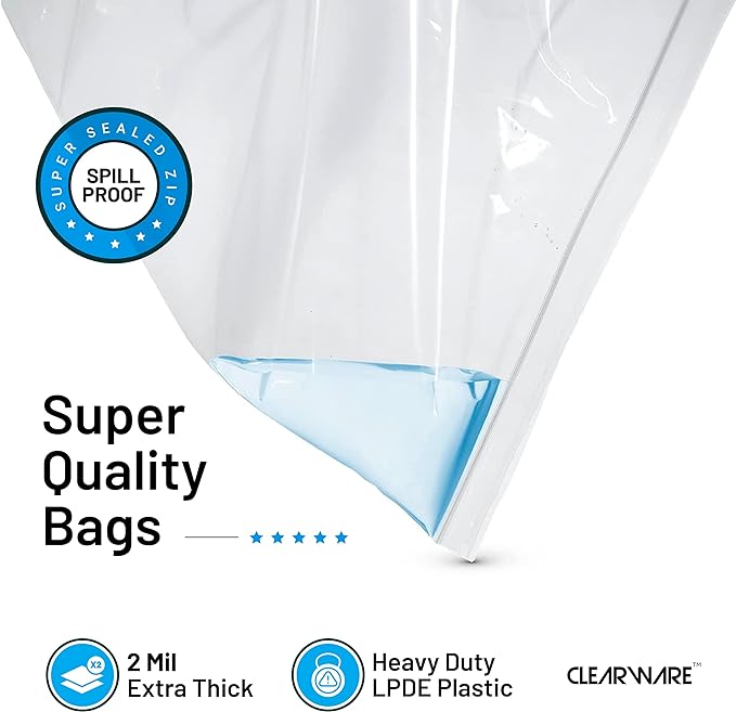 Clearware 50 Large Storage Bags - Image 4