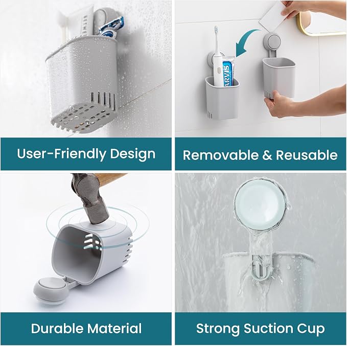 TAILI Suction Cup Toothbrush Holders - Image 6