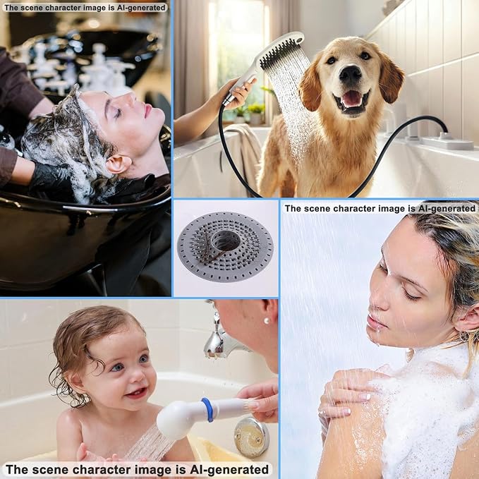 Bathtub Drain Hair Catcher, Silicone Tub Hair Catcher Drain Protector Strainer - Image 7