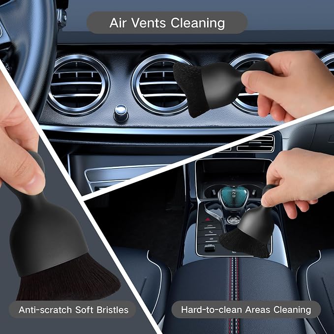 Qydipclin 11pcs Windshield Cleaner Tool, Car Window Cleaning Wash Kit - Image 7