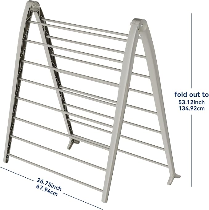 Whitmor Spacemaker Folding Drying Rack, Indoor Clothes Organizer - Image 2