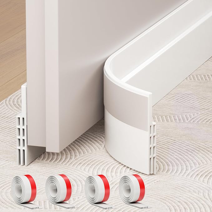Hojoy Under Door Draft Stopper, Door Weather Stripping Door Seal, 4 Pack | by HOJOY