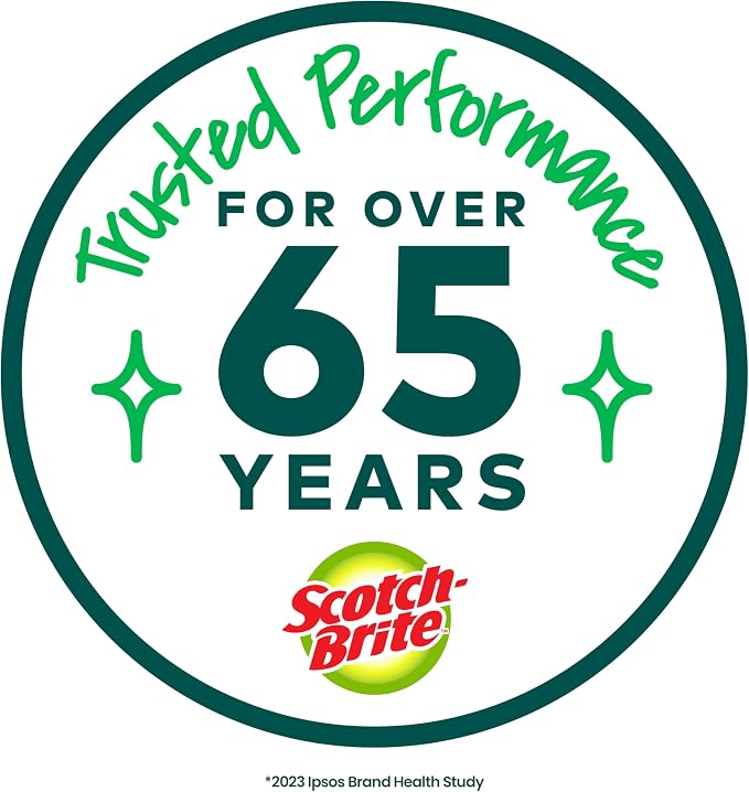 Scotch-Brite Glass and Water Bottle Brush, Long-Lasting Bristles, Safe On - Image 9