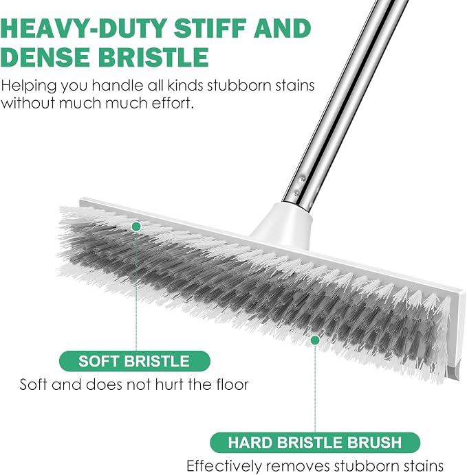 SetSail 12-in Wide Floor Scrub Brush - Image 3