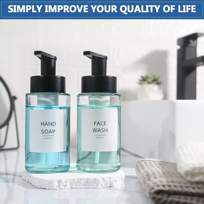 RYTOXILO Foaming Soap Dispenser, 10 oz/300ml Foaming Hand Soap Dispenser - Image 7