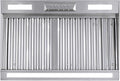 Akicon Range Hood Insert 30 Inch with Heater Sensor, 600 CFM Bulit-in Kitchen Vent Hood with 4 Speeds, Ultra-Quiet Duct Stove Hood 3CCT LED Lights and Dishwasher Safe Filters