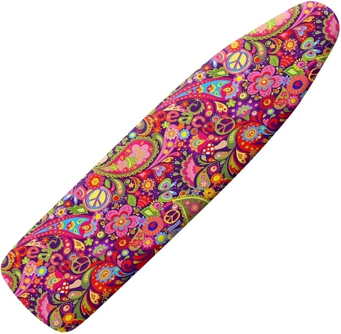 Hippie Peace Symbol Ironing Board Cover 14x45 Ironing Board Cover, Resist by PJHEQOXE