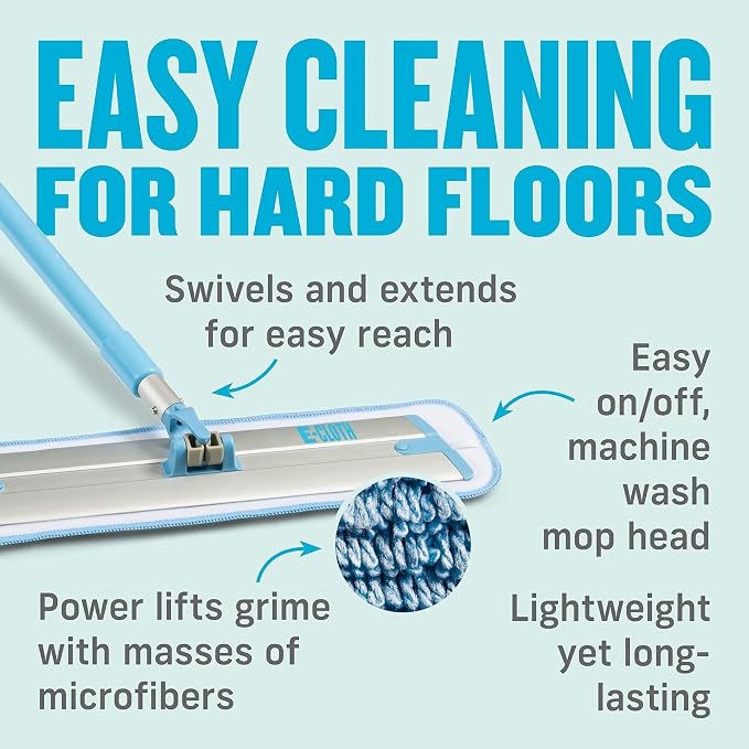 E-Cloth Deep Clean Mop for Home Cleaning, No Refills or Spray Needed | Reusable - Image 11