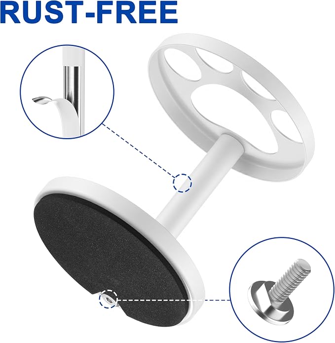 Metal Toothbrush Holder Stand for Bathroom: Stainless Steel Ventilated Organizer - Image 5