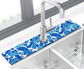 Kitchen Sink Splash Guard Faucet Mat Super Absorbent Fast Drying Mat Sink by THIDEAPE