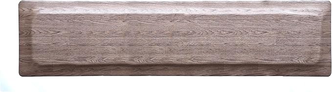 Rhino Mats, Softwoods Anti Fatigue Floor Mat, Commercial Grade Kitchen Mat, Standing Desk Mat, Office, Garage or Anywhere, Standing Comfort. (Driftwood, 2' x 8' x 1/2")