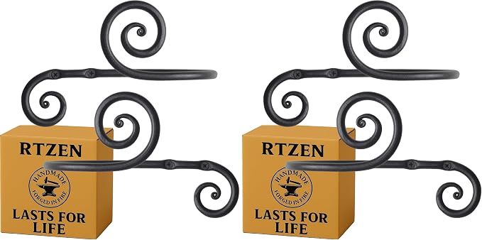 RTZEN Decorative Metal Curtain Tiebacks by RTZEN
