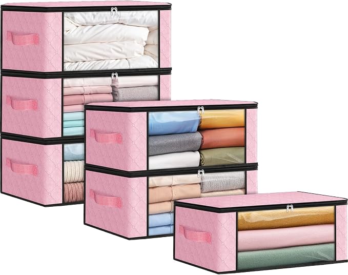 35L Closet Organizers, Foldable Under Bed Storage Containers | Storage Bags by Fabtotes