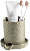 Zoeeker Toothbrush Holders for Bathrooms, Self-draining Toothbrush Holder | by LAUCHUH