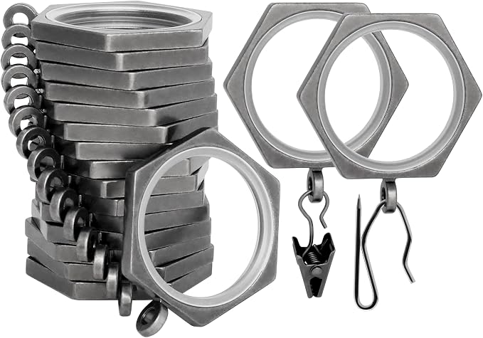 BlastHome® Luxury Curtain Rings by BlastHome