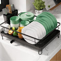 Kitsure Dish Drying Rack for Kitchen Counter, 12.7''W x 16.7''L, Cutlery Holder by Kitsure