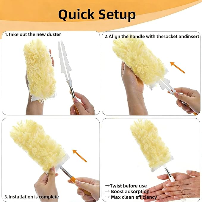 Heavy Duty Duster Refills, Disposable Dusters Kit - Image 3