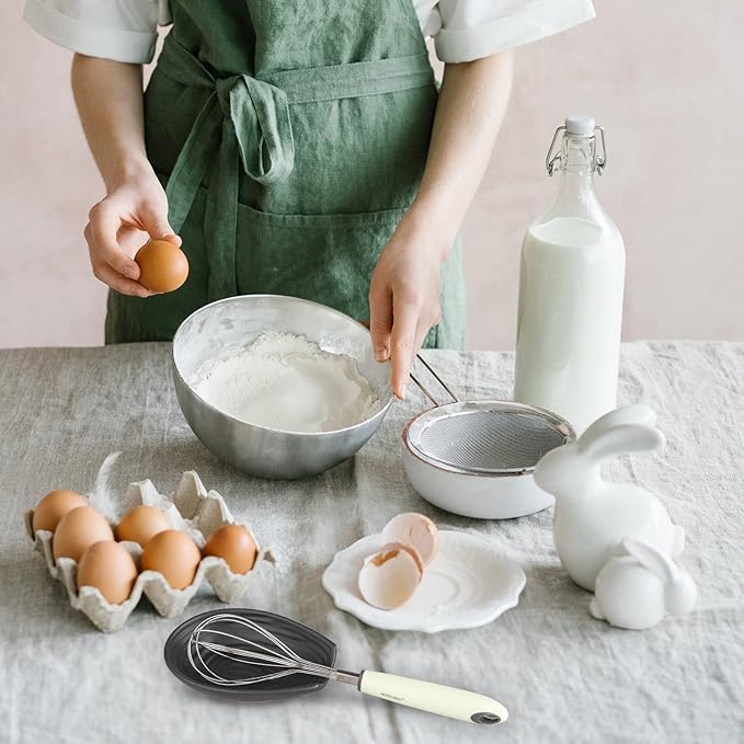 Hasense Spoon Rest for Kitchen Countertop and Stove Top, Stable Heat-resistant Spoon Holder for Home Kitchen Coffee Bar Cooking, Matte Black Utensil Rest for Spatula Ladles Tongs, 1 PC