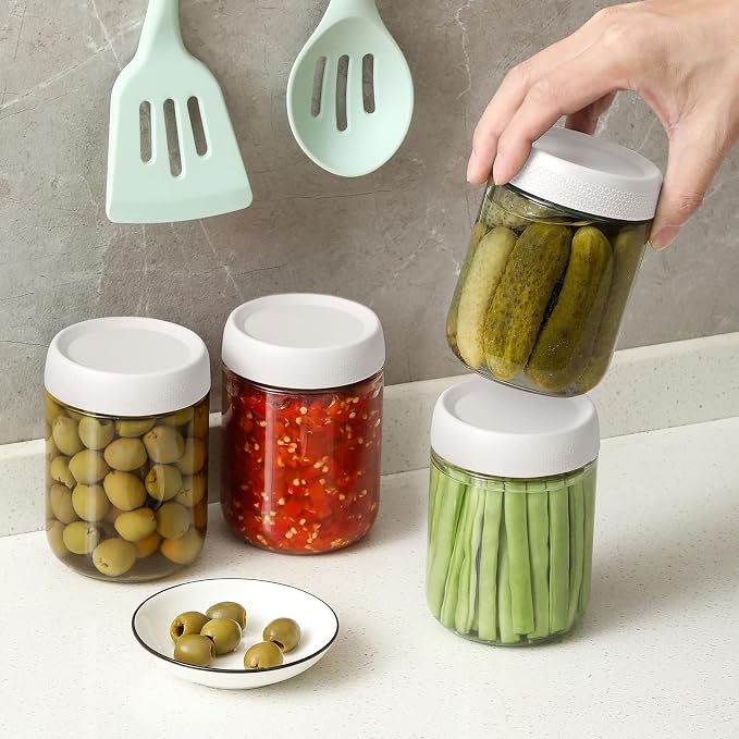 NETANY 6-pack 16oz Glass jars - Image 5