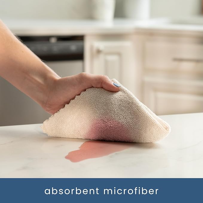S&T INC. Microfiber Cleaning Cloth, 50 Pack, 11.8" x 11.8", Edgeless Cleaning - Image 2