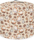 TODIYADDU Woolen Cat Pressure Cooker Cover with Handle and Storage Pocket for Extra Accessories Portable Kitchen Small Appliance Dust Cover Protective Case Cover for Air Fryer Toaster Accessories