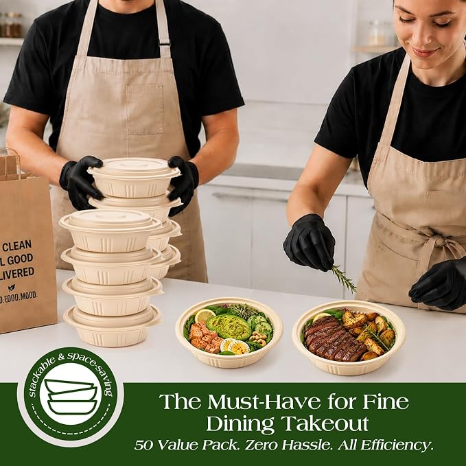 100 Piece Meal Prep Bowl Containers - Image 5