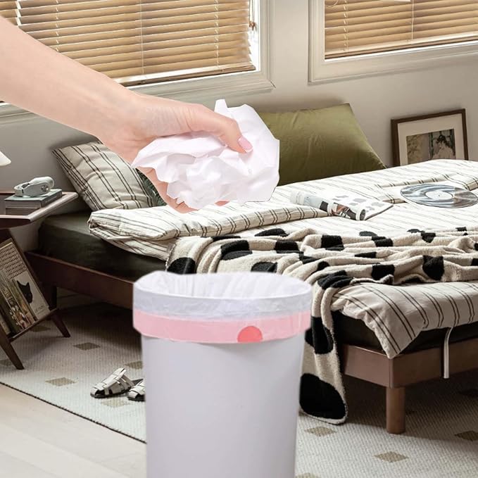 WAIKAS Trash Bags 13 Gallon Drawstring, 63x70cm Size - Image 5