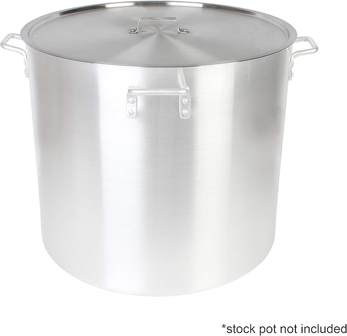 Thunder Group Stock Pot Lid, 160 Quart, Silver