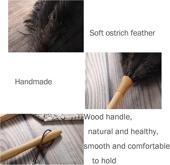 DDZMZ Ostrich Feather Duster for Cleaning - Image 5