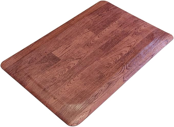 Rhino Mats, Softwoods Anti Fatigue Floor Mat, Commercial Grade Kitchen Mat, Standing Desk Mat, Office, Garage or Anywhere, Standing Comfort. (Oak, 2' x 3' x 7/8")