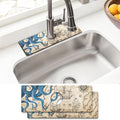 Sink Faucet Absorbing Mat, 2 Pack Drying Mat Around Faucet Sink Splash Guard by BathtubMat