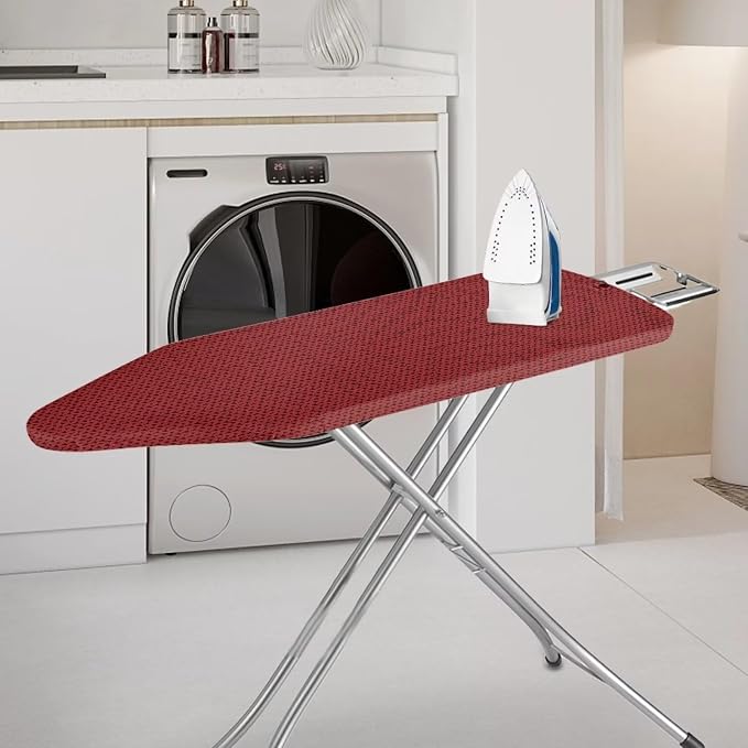 Ironing Board Pad Resist Scorching Retro Red Ironing Board Cover - Image 2