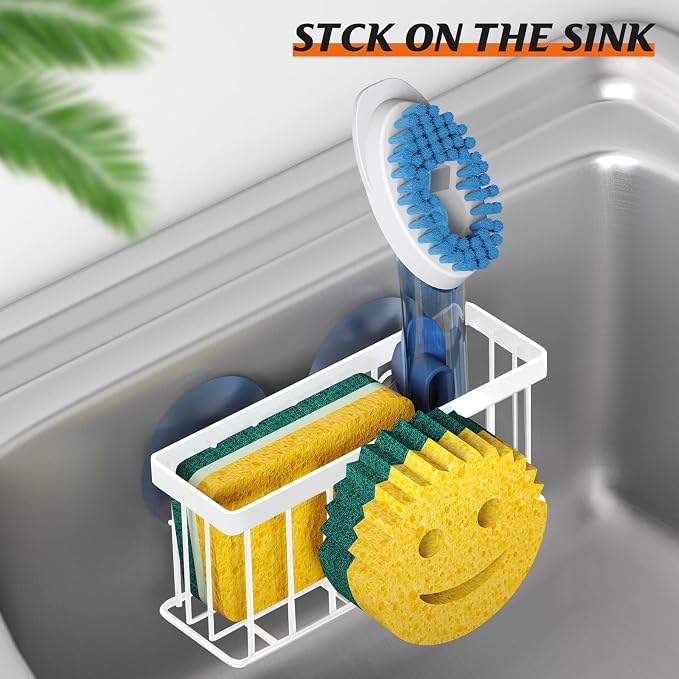 Sponge Holder Smiley Face, Sink Organizer - Image 5