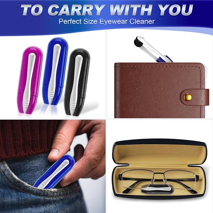 3PCS Eyeglass Cleaner, Carbon Fiber Tool - Image 2