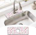 Fall Kitchen Sink Splash Guard Faucet Mat, Farmhouse Sink Splash Guard Behind by puwbnhj