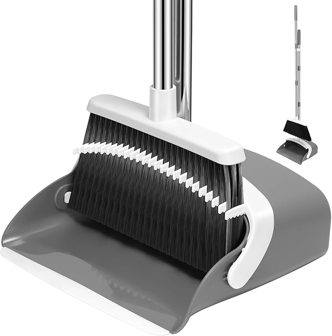 NACENA Broom and Dustpan Set by nacena