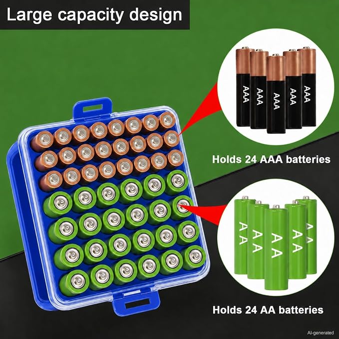ALCYON Plastic Battery Organizer Storage Case - Image 3