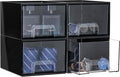 Vtopmart Black Small Stackable Storage Drawers by Vtopmart