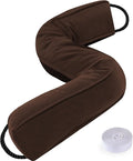 Sunolga Door Draft Stopper, Removable Washable Cover, Dark Coffee | Weighted by SunolgaIndustriesInc