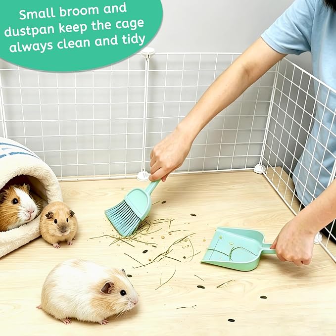 ZUFECY Mini Broom and Dustpan Set, Small Handheld Brush - Image 4