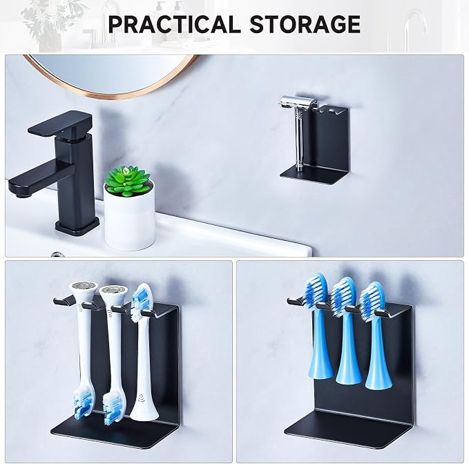Electric Toothbrush Head Holder, Oukimly Toothbrush Holder Wall Mounted or - Image 7