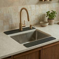 Customizable Kitchen Sink Faucet Mat: 24" Lx4 W Absorbent Splash Guard | 2PCS by EazziSwitch